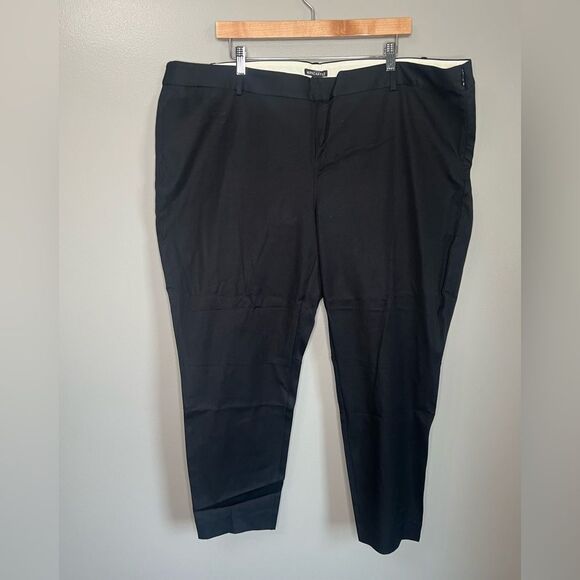 J. Crew mercantile black ankle pants size 22 business office casual preppy - Picture 3 of 5